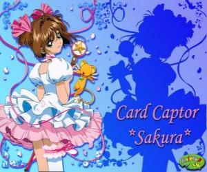 Układanka Sakura, Captor karty z jednym z jej sukienki obok Kero