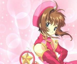 Układanka Sakura Kinomoto jest bohaterką o przygodach Cardcaptor Sakura