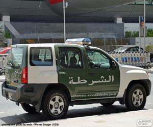 Układanka Samochód policyjny Dubai