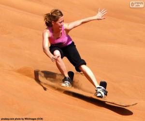 Układanka Sandboarding