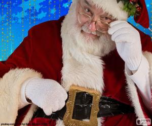 Układanka Santa Claus obserwowane
