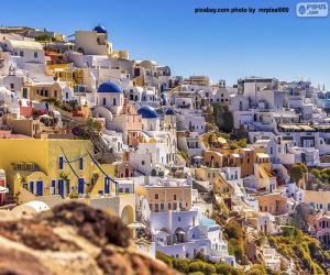 Układanka Santorini, klejnot Morza Egejskiego
