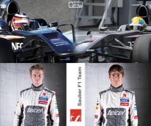 Układanka Sauber F1 Team 2013