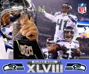 Układanka Seattle Seahawks, Super Bowl 2014 Mistrzów