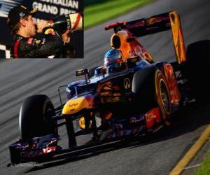 Układanka Sebastian Vettel - Red Bull - Melbourne, Grand Prize of Australia (2012) (2 stanowiska)
