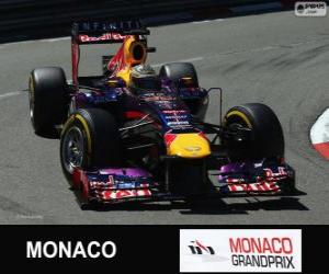 Układanka Sebastian Vettel - Red Bull - Grand Prix Monako 2013, 2 ° sklasyfikowane