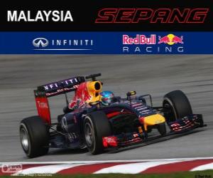 Układanka Sebastian Vettel - Red Bull - Grand Prix Malezji 2014, 3 sklasyfikowane