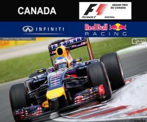 Układanka Sebastian Vettel - Red Bull - Grand Prix Kanady 2014, 3 sklasyfikowane