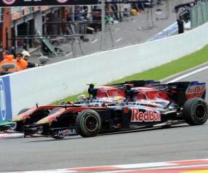 Układanka Sebastien Buemi, Jaime Alguersuari - Toro Rosso - Spa-Francorchamps 2010