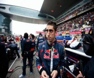 Układanka Sebastien Buemi - Toro Rosso - Shanghai 2010