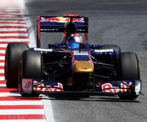 Układanka Sebastien Buemi - Toro Rosso - Barcelona 2011