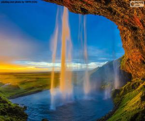 Układanka Seljalandsfoss, Islandia