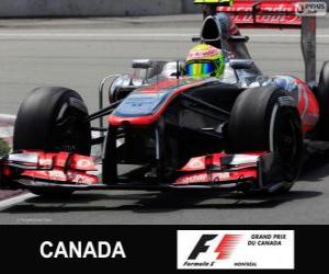 Układanka Sergio Perez - McLaren - Circuit Gilles Villeneuve, Montreal, 2013