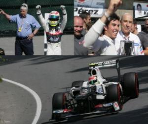 Układanka Sergio Perez - Sauber - Grand Prize of Canada (2012) (3 stanowiska)