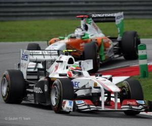 Układanka Sergio Perez - Sauber - Sepang 2011