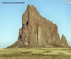 Układanka Shiprock, Nowy Meksyk, Stany Zjednoczone