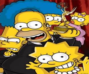 Układanka Simpsons Pierwsze nagrody