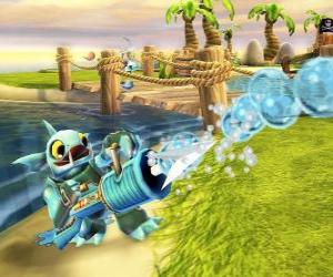 Układanka Skylander Gill Grunt, stworzenie, które nigdy nie pozwala uciec jego zdobycz. Woda Skylanders