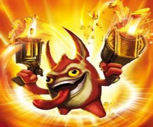 Układanka Skylander Trigger Happy, król spust. Tech Skylanders