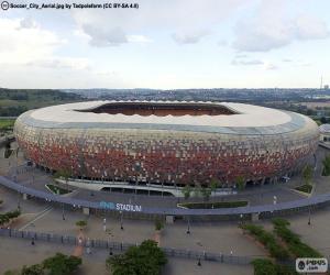 Układanka Soccer City, fasada