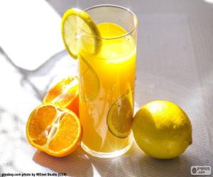 Układanka Sok pomarańczowy i cytrynowy