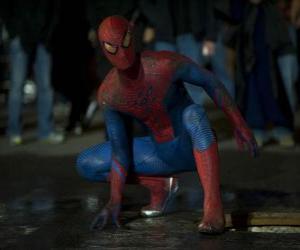 Układanka Spider-man on the streets of New York