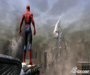 Układanka Spiderman, na szczycie budynku poprzez kontrolowanie miasta