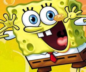 Układanka SpongeBob szczęśliwy