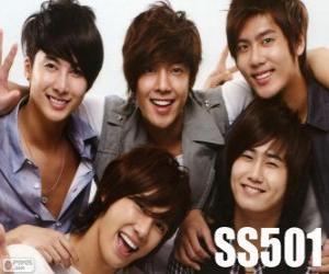 Układanka SS501 jest koreański boysband