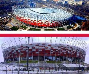 Układanka Stadion Narodowy w Warszawie (58.145), Warszawa - Polska