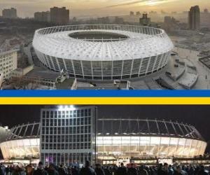 Układanka Stadion Olimpijski w Kijowie (69.055), Kijów - Ukraina