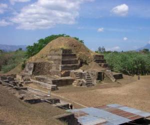 Układanka Stanowisko archeologiczne w Joya de Ceren, Salwador.