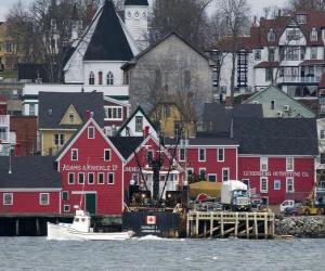 Układanka Stare Miasto Lunenburg, Kanada