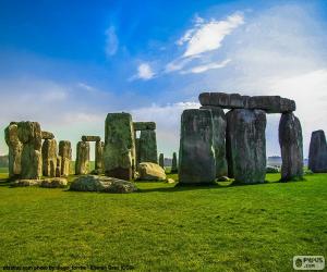 Układanka Stonehenge w Anglii