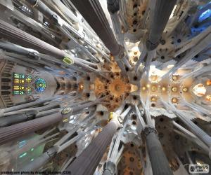 Układanka Sufit, Sagrada Familia, Barcelona