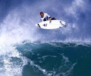 Układanka Surfer surfing