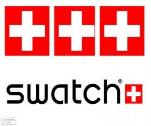 Układanka Swatch logo