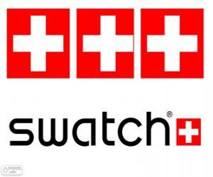 Układanka Swatch logo