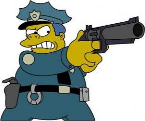 Układanka Szef policji w Springfield Clancy Wiggum - Główny Wiggum