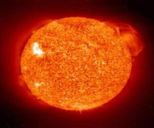 Układanka Słońce, gwiazdy, która jest w centrum układu słonecznego