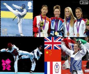 Układanka Taekwondo - 57kg kobiet Londyn 2012