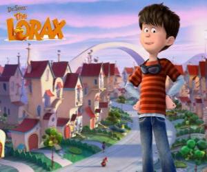 Układanka Ted Wiggins, mogło boy 12 lat, jeden z głównych bohaterów filmu Lorax