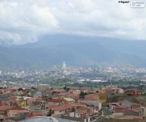 Układanka Tegucigalpa, stolicy Hondurasu