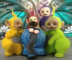 Układanka Teletubbies z Noo-noo, odkurzacz, która dba o ich