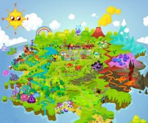 Układanka The world of Moshi Monsters