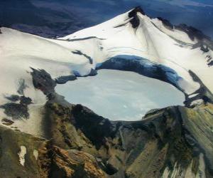 Układanka Tongariro National Park, Nowa Zelandia.