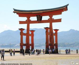 Układanka Torii Itsukushima Jinja, Japonia