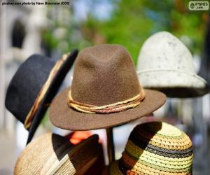 Układanka Tradycyjne niemieckie kapelusze