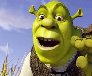 Układanka Twarz Shrek, Wilkołak szczęśliwi i uśmiechnięci