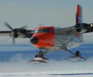 Układanka Twin Otter wyposażony śniegu